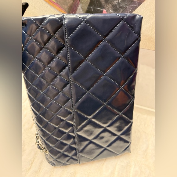 CHANEL-14512968 Blue Glazed Lambskim Jumbo Flap - Picture 13 of 16